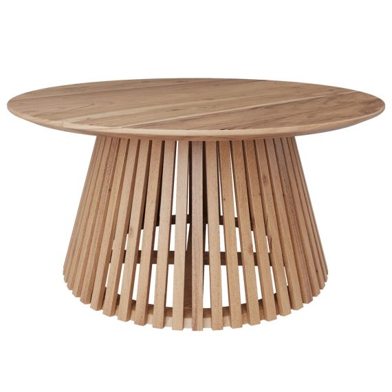 Table basse ronde en bois d’acacia ∅80cm