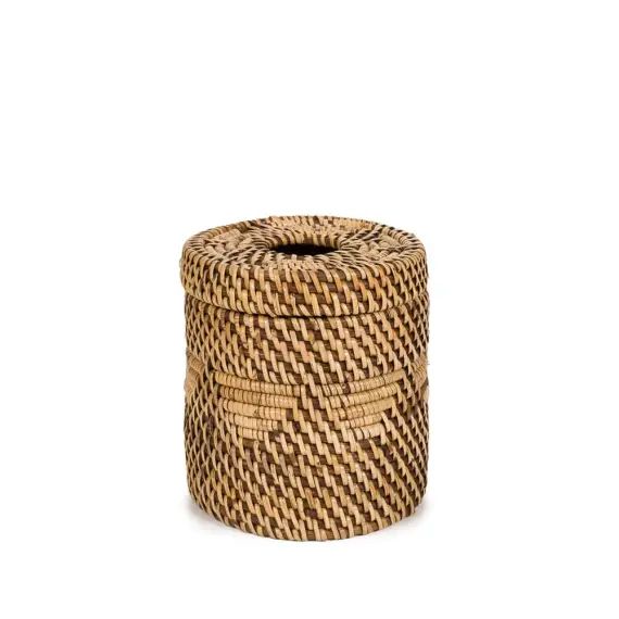 Boîte à mouchoirs en papier brun naturel