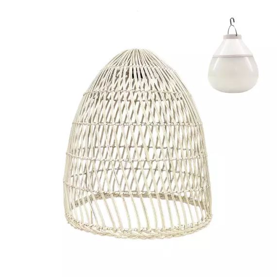 Suspension Rotin naturel Beige H45cm