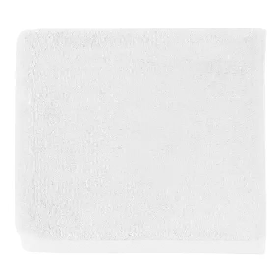 Drap de bain en coton blanc 100×160