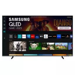 TV LED Samsung QLED TQ75Q68C 4K UHD 2023