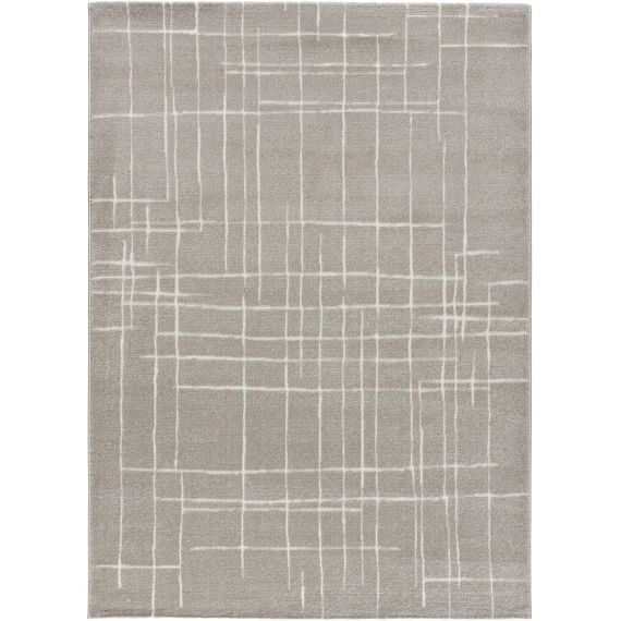 Tapis géométrique gris, 160X230 cm