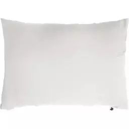 Taie d’oreiller gaze de coton blanc 50×70 cm