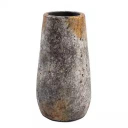 Vase en terre cuite antique gris H26