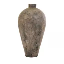 Corvo – Vase en terre cuite 80x40cm – Couleur – Brun