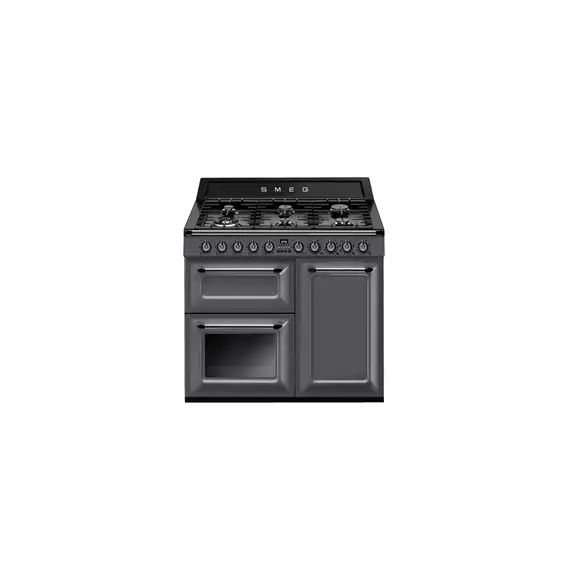 Piano de cuisson Smeg VICTORIA GAZ 100CM GRIS ARDOISE TR103GR