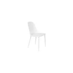 Chaise en polypropylène blanc