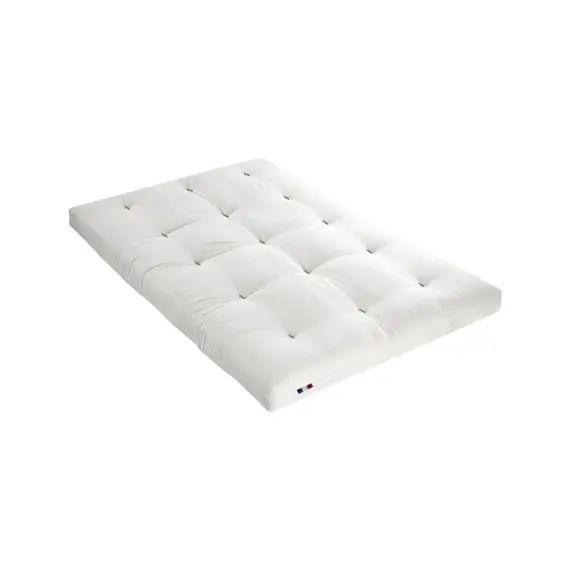 Matelas futon coton couleur écru 160×200