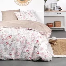 Parure de lit en Polyester Marron 220×240 cm