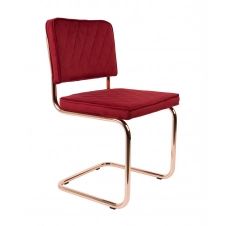 Chaise en tissu Rouge Royal