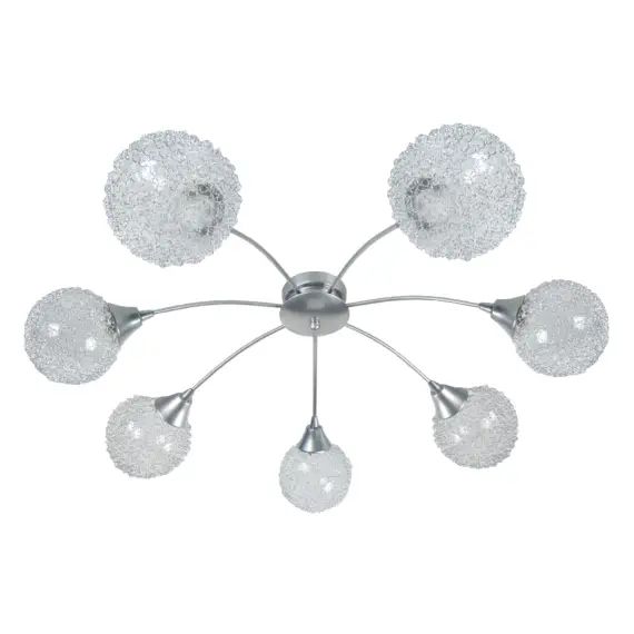 Lustre 68cm verre claire