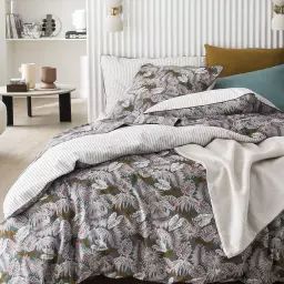 Parure de lit en percale de coton multicolore 240×220