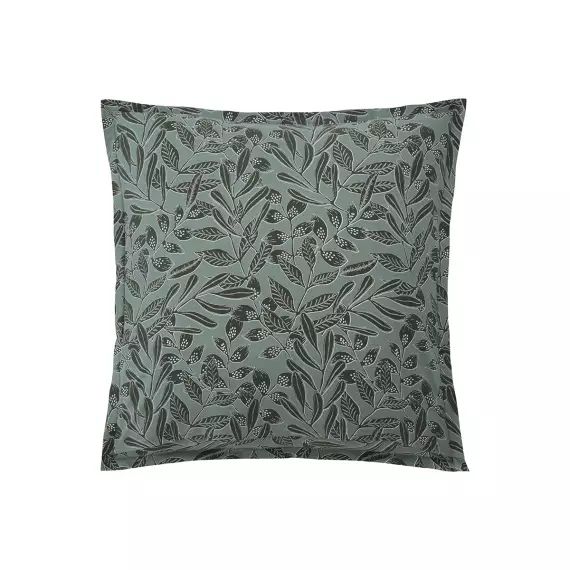 Taie d’oreiller en coton Vert 65×65 cm