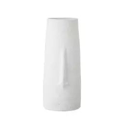 Berican – Vase en terre cuite H40cm – Couleur – Blanc