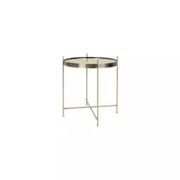 Table basse design ronde Small or