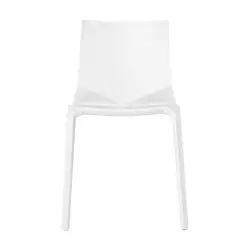 Chaise empilable en Plastique, Polypropylène – Couleur Blanc – 60 x 49 x 79 cm – Designer LucidiPevere Studio