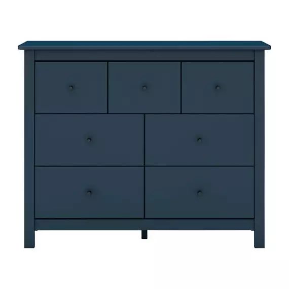 Commode 7 tiroirs MISTI bleu nuit