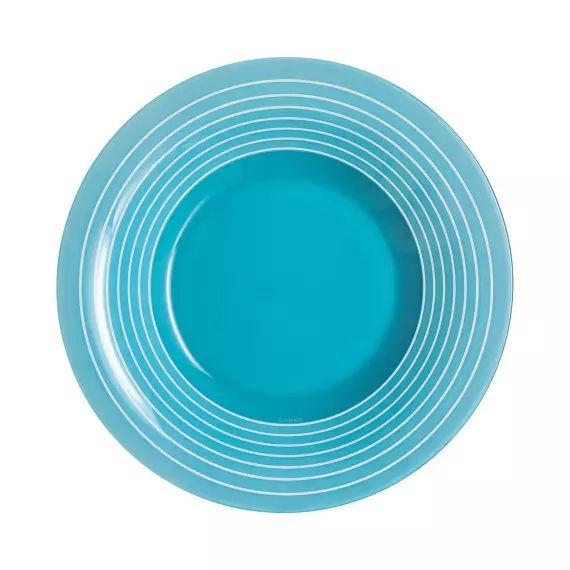 Assiette creuse bleue 21.5 cm