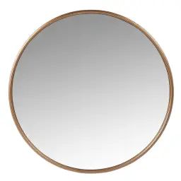 Miroir rond doré D81