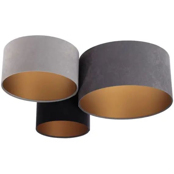 Plafonnier Tissu Gris