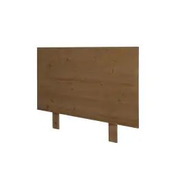 Tête de lit en bois d&rsquo;épicéa massif de couleur marron pour lit 150 cm
