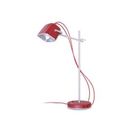 Lampe à poser en aluminium rouge H60cm