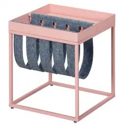 Table d&rsquo;Appoint Rose avec Porte-Brochure