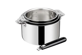 Casserolerie Lagostina ESPERTA TRIPLY POIGNEE AMOVIBLE Lot 3 Cass + Poignee