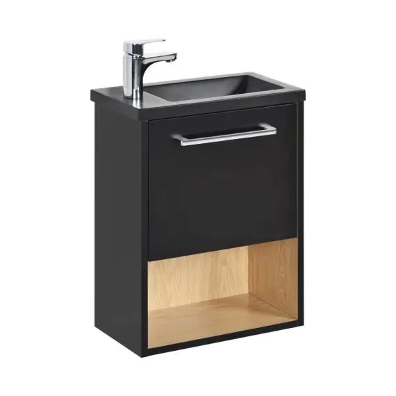 Meuble lave-mains Noir