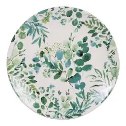 lot de 6 – Assiette à dessert   21,5 cm  en faïence  décoré