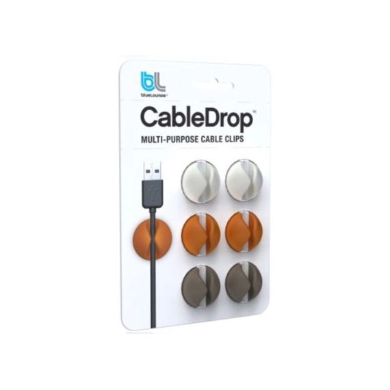 Range câble Bluelounge CableDrop couleurs douces Pack de 6