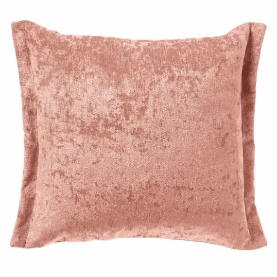 Coussin – rose en polyester 45×45 cm uni