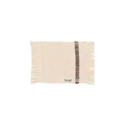 Dessous de verre Savor en Tissu, Coton organique – Couleur Marron – 14 x 10 x 0.2 cm – Designer Trine Andersen