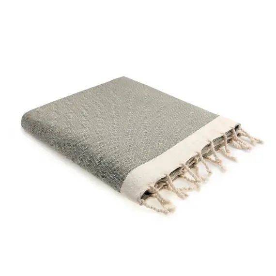 Plaid coton  160×250 olive