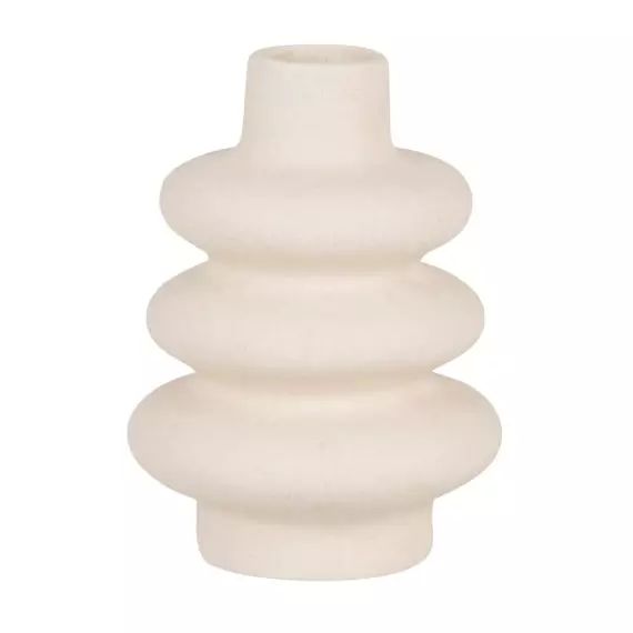 Vase en porcelaine blanche H14