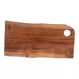 Planche à découper organique 40×20 cm   en bois  marron
