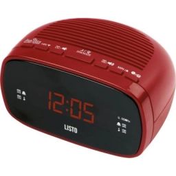 Radio réveil Listo RR-908 Rouge