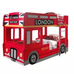 Lit Superposé London Bus 90×200
