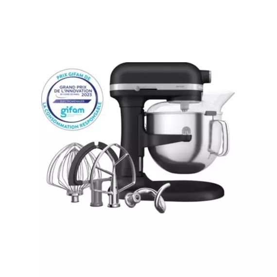 Robot pâtissier KITCHENAID 5KSM70SHXEBK truffe noire