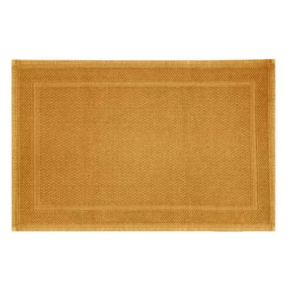 Tapis de bain   jaune 50×80