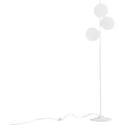 Lampadaire Acier Blanc 22x42x155 cm