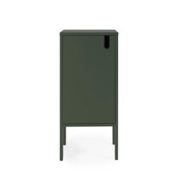 Table de chevet 1 porte style minimaliste Vert
