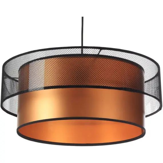 Suspension Tissu Cuivre