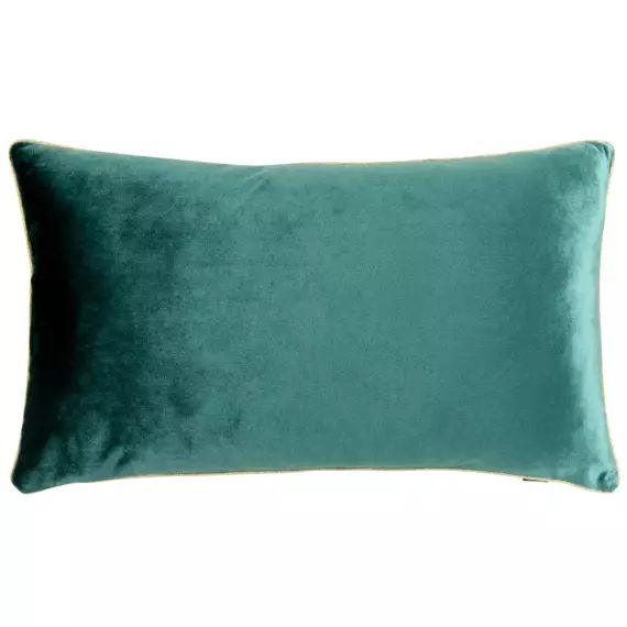 Housse de coussin verte et dorée, 30×50