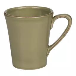 Lot de 2 mugs toscane 40 cl   en faïence  vert