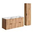 image de meuble double vasque scandinave