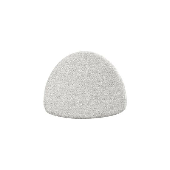 Coussin d&rsquo;assise FDB Collection en Tissu, Tissu Kvadrat – Couleur Gris – 44.81 x 45 x 2 cm – Designer Poul M. Volther