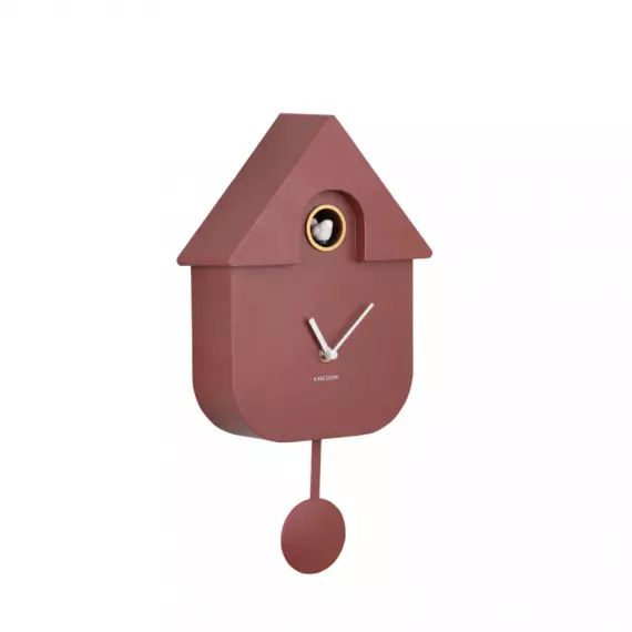 Modern Cuckoo – Horloge à pendule – Couleur – Rouille