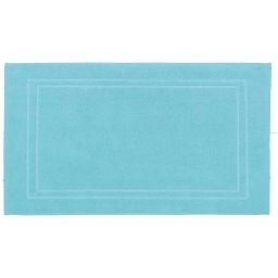 Tapis de bain 50x80cm uni 900gr/m²  Bleu Turquoise 50×80