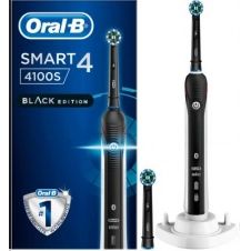 Brosse à dents électrique Oral-B Smart 4100S noire (+2 brossettes Cross)